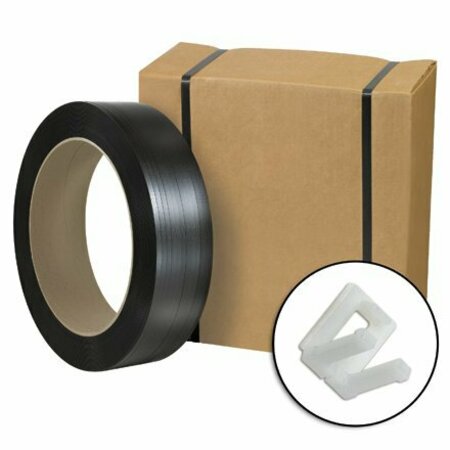 BSC PREFERRED Jumbo Postal Approved Poly Strapping Kit S-3824